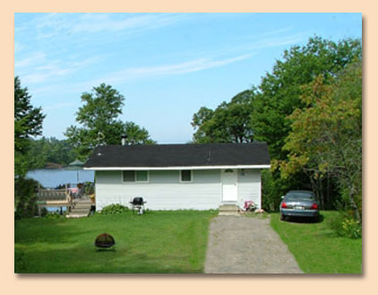 Driveway,  St. Andrews Vacation Rental at Chamcook Lake, New Brunswick, Canada