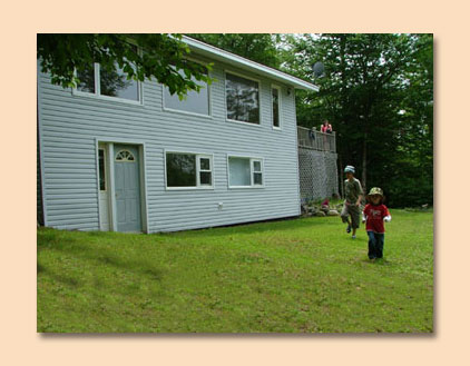 Lake Front of House,  St. Andrews Vacation Rental at Chamcook Lake, New Brunswick, Canada